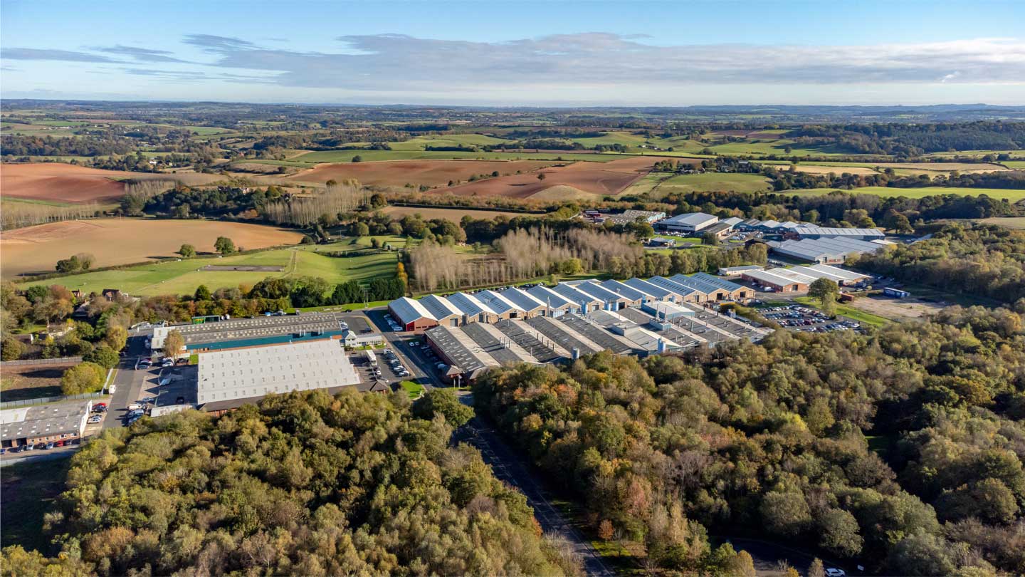 Aerial View of Stanmore Industrial Estate, Bridgnorth