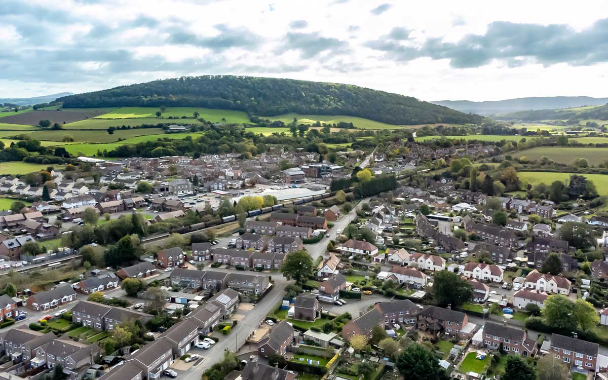 Craven Arms Aerial View
