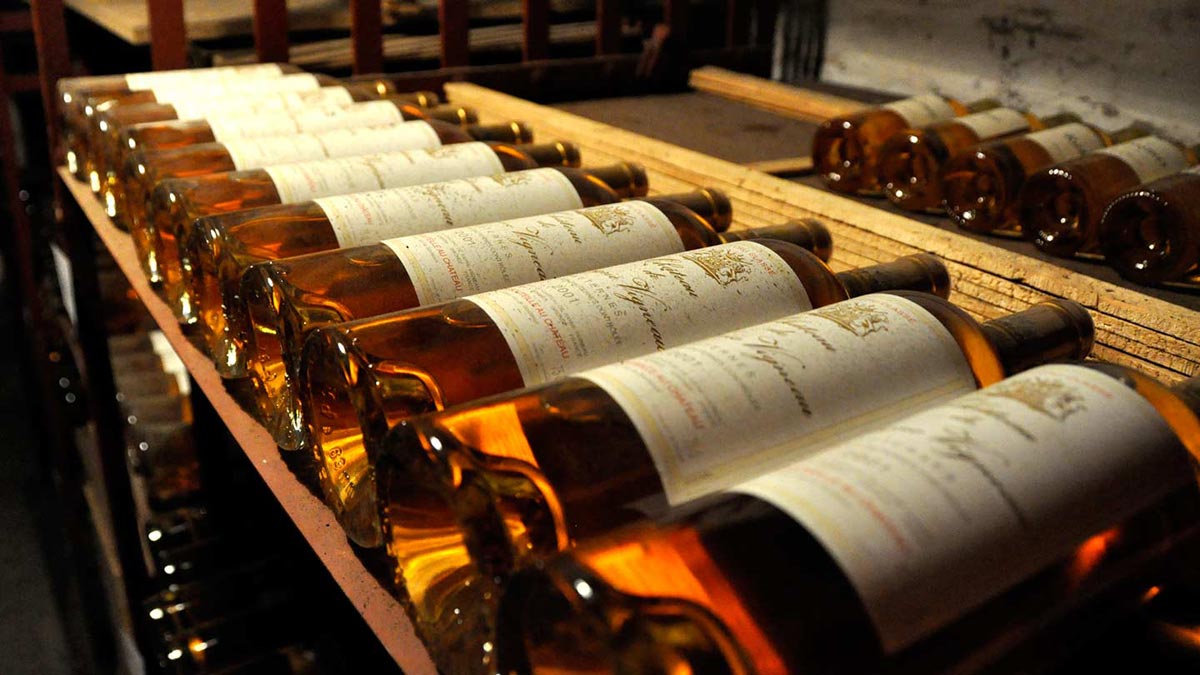 Wine bottles