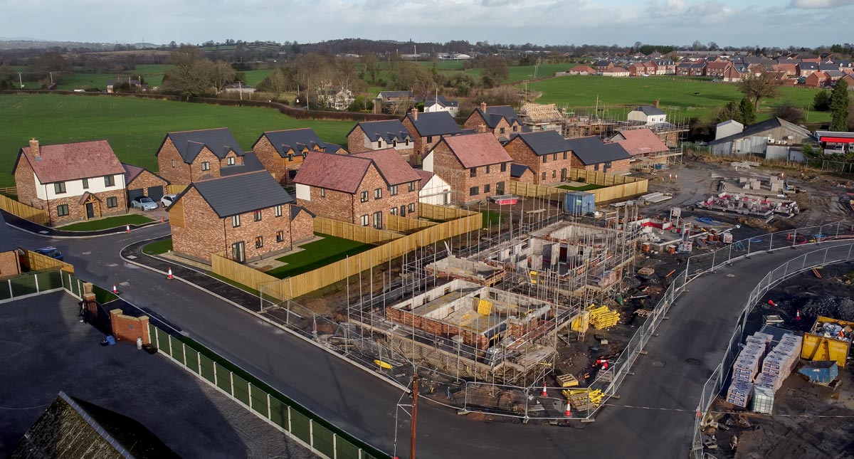 A construction site