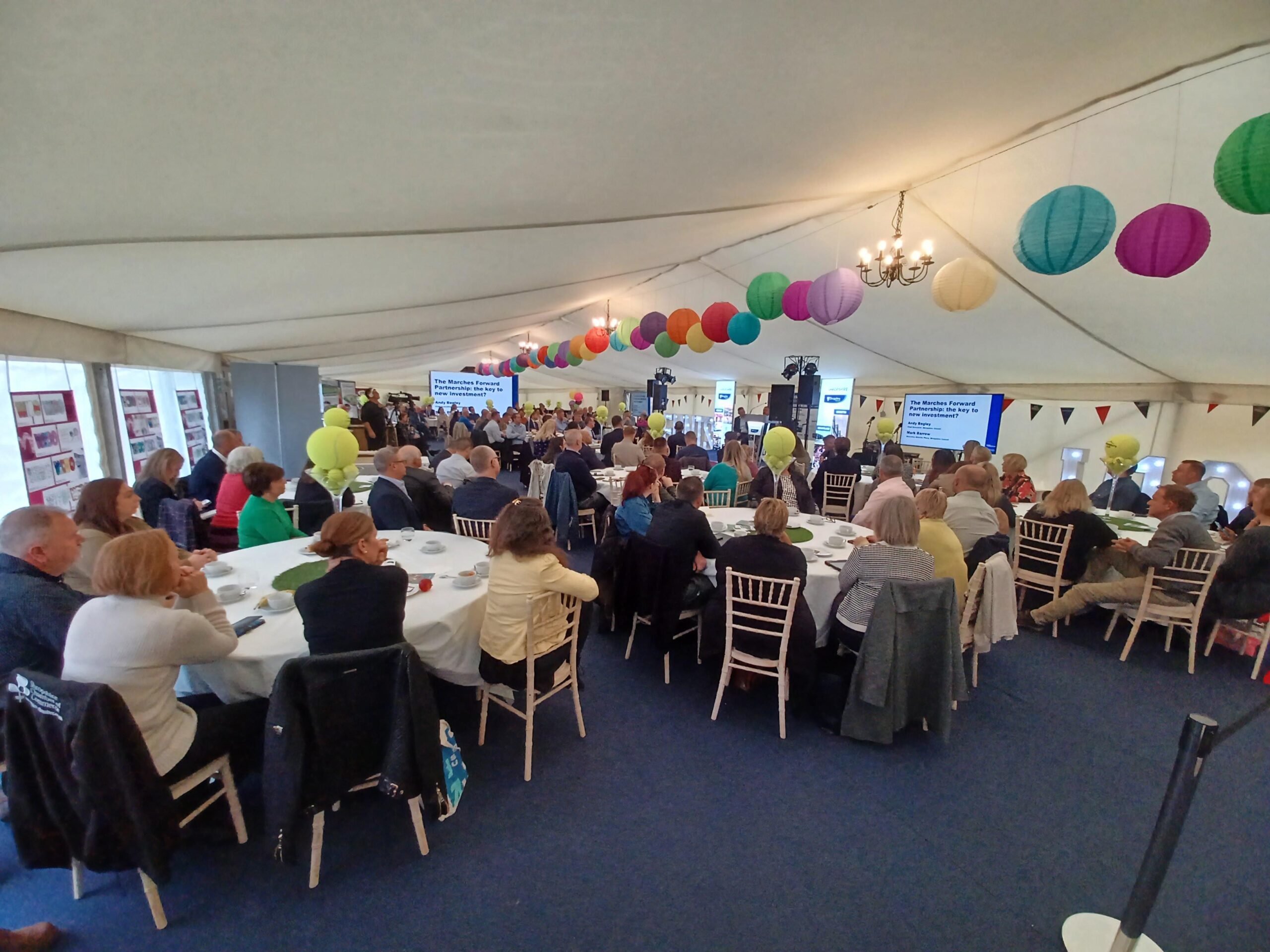 A picture of the room full of people at this year's Business Leaders Breakfast 2024