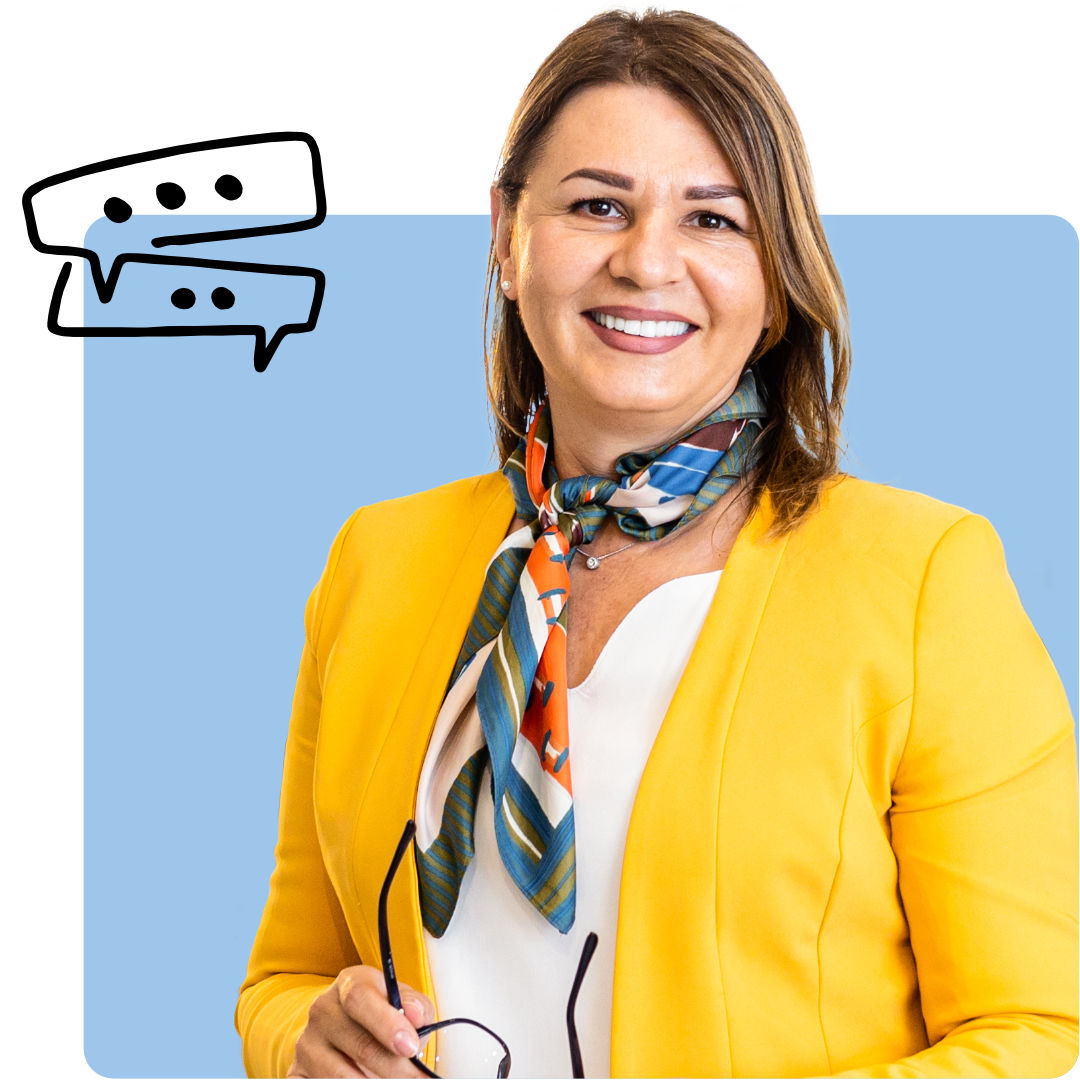 A female business founder